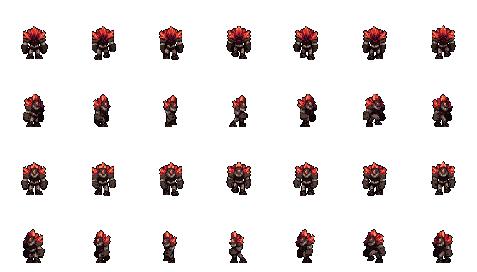 Red Golem — monstro do Vale of Heroes