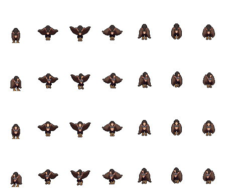 Harpia das Mesas — monstro do Vale of Heroes