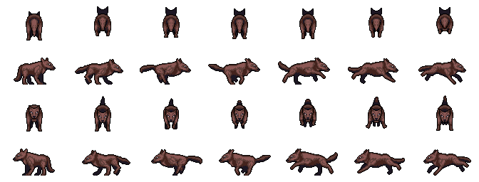 Rock Wolf — monster in Vale of Heroes